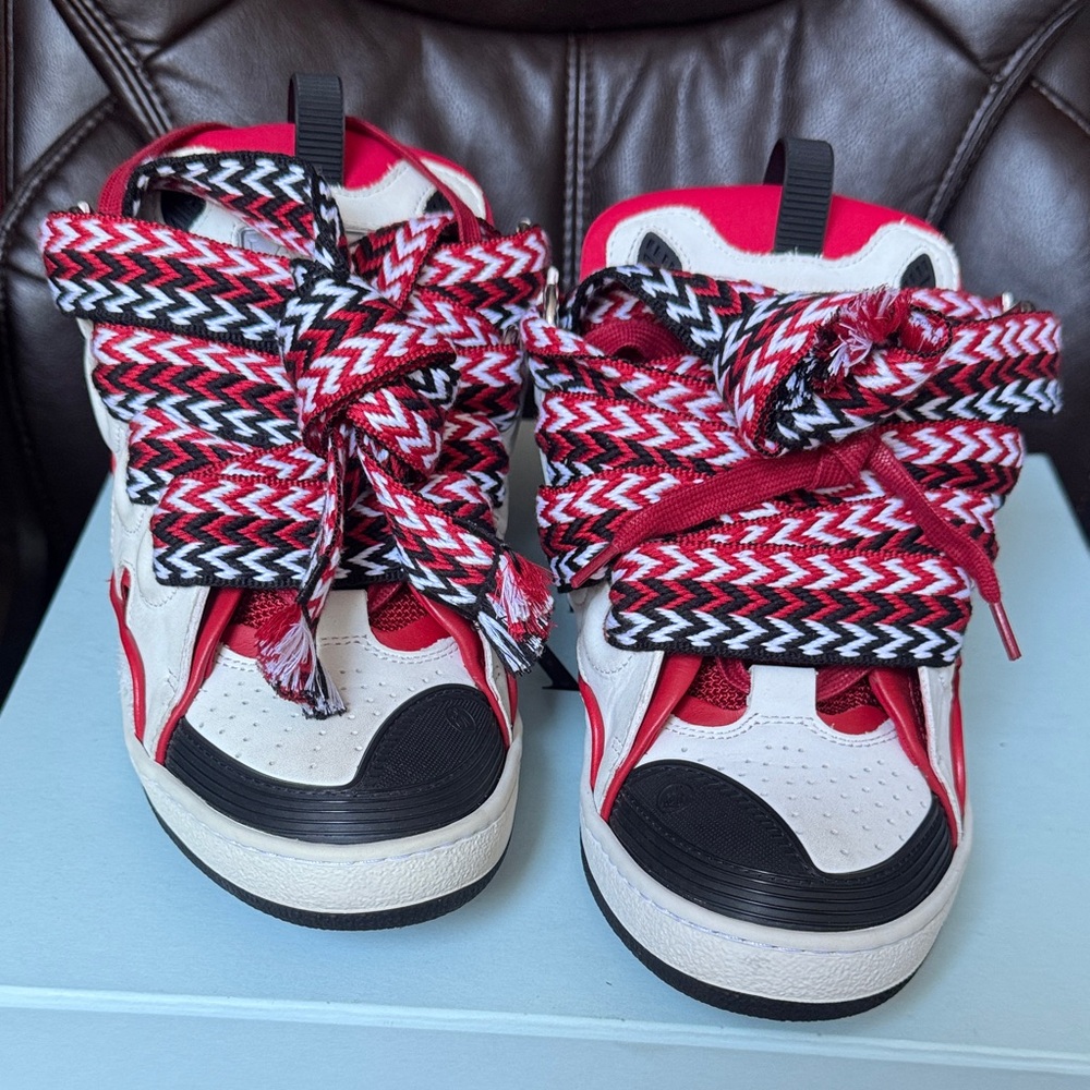 Lanvin Curb Sneaker “Red/Black/White”
